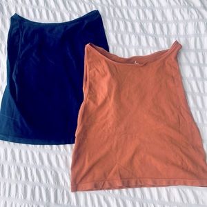 Free People Crop Tank Set